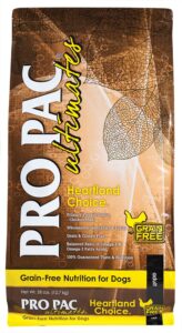 pro pac ultimates heartland choice grain free dry dog food, 28 lb.