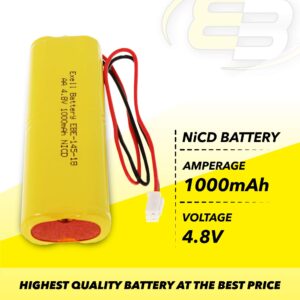 Emergency/Exit Lighting Battery Fits and Replaces Hubbell 859-0120859 LITHONIA D-AA650B LITHONIA D-AA650Bx4 Dual-Lite 0120859 Custom-145-18 NIC0991 Lithonia 4AA-800-18-8WL Unitech 4AA-800-18-8WL