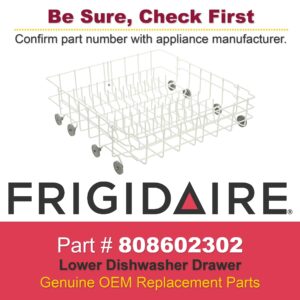 Frigidaire 808602302 Lower Dishrack Assembly