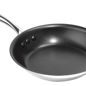 12" (30 cm) Stainless Steel Pan by Ozeri with ETERNA, a 100% PFOA and APEO-Free Non-Stick Coating