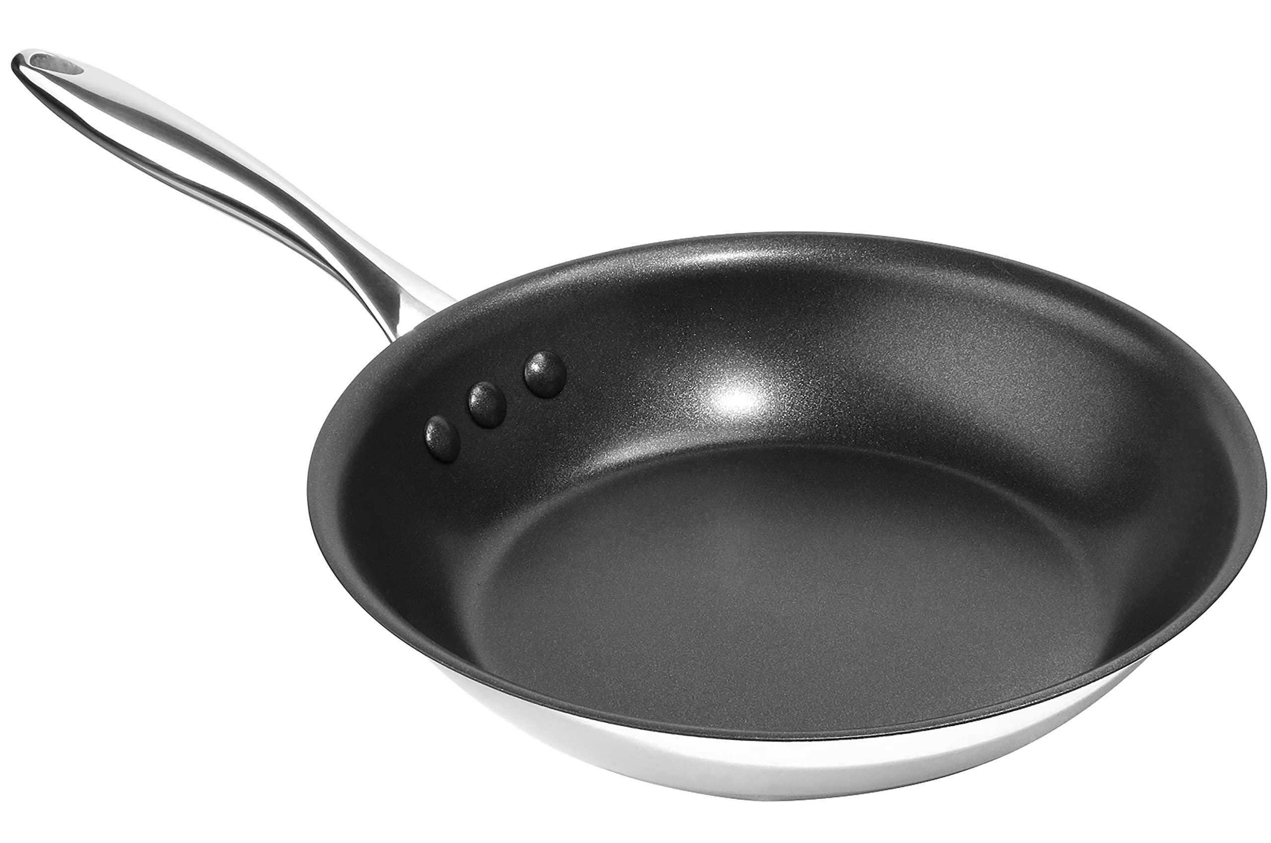 12" (30 cm) Stainless Steel Pan by Ozeri with ETERNA, a 100% PFOA and APEO-Free Non-Stick Coating