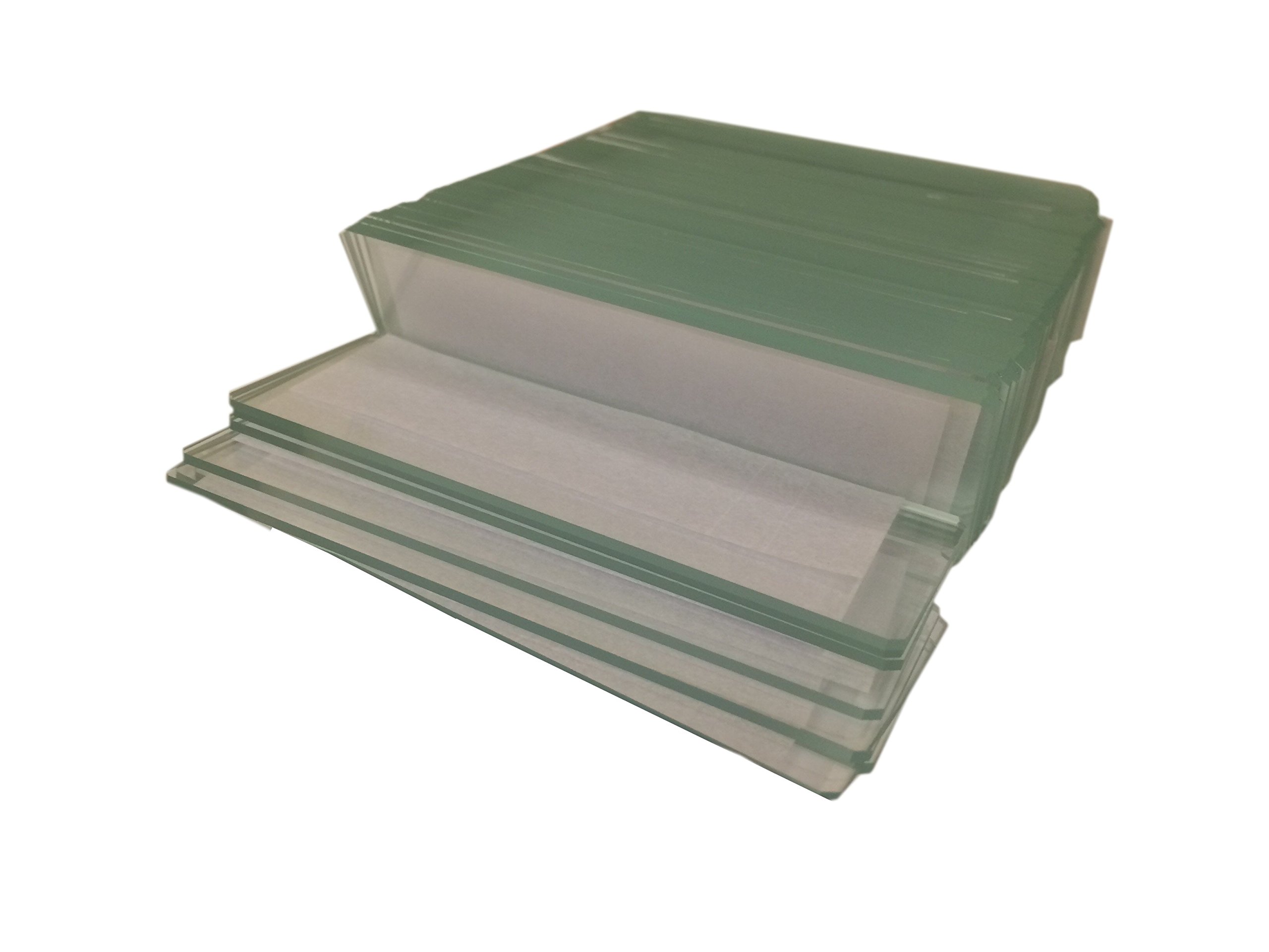 American Labs BS-144P-200S-22-A 144 Blank Microscope Slides and 200 Cover Glass Pre Cleaned - 2 Packs Ground Edges