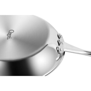 12" (30 cm) Stainless Steel Pan by Ozeri with ETERNA, a 100% PFOA and APEO-Free Non-Stick Coating