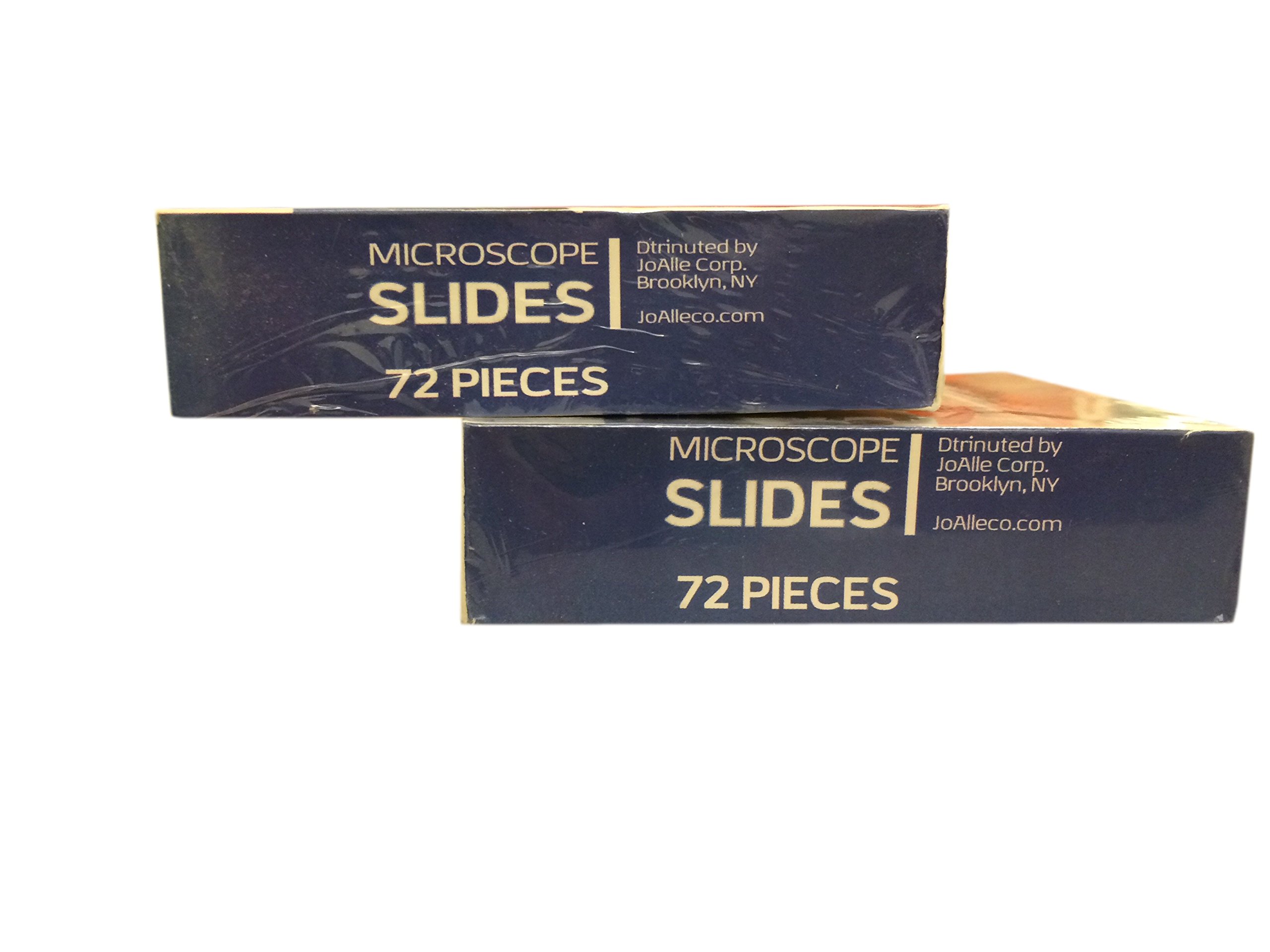 American Labs BS-144P-200S-22-A 144 Blank Microscope Slides and 200 Cover Glass Pre Cleaned - 2 Packs Ground Edges