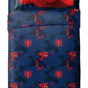 Jay Franco Marvel Spiderman 'Saving The Day' Microfiber 3 Piece Twin Sheet Set