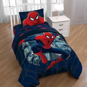 Jay Franco Marvel Spiderman 'Saving The Day' Microfiber 3 Piece Twin Sheet Set