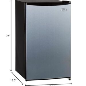 SPT RF-334SS 3.3 cu.ft. Compact Refrigerator in Stainless Steel - Energy Star