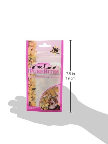 PureBites Salmon For Cats, 0.49Oz / 14G - Entry Size