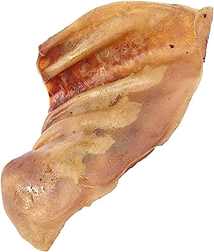 Pawstruck Pig Ears For Dogs-Bulk Pork Dental Treats Dog Chews 10 Ear(s)