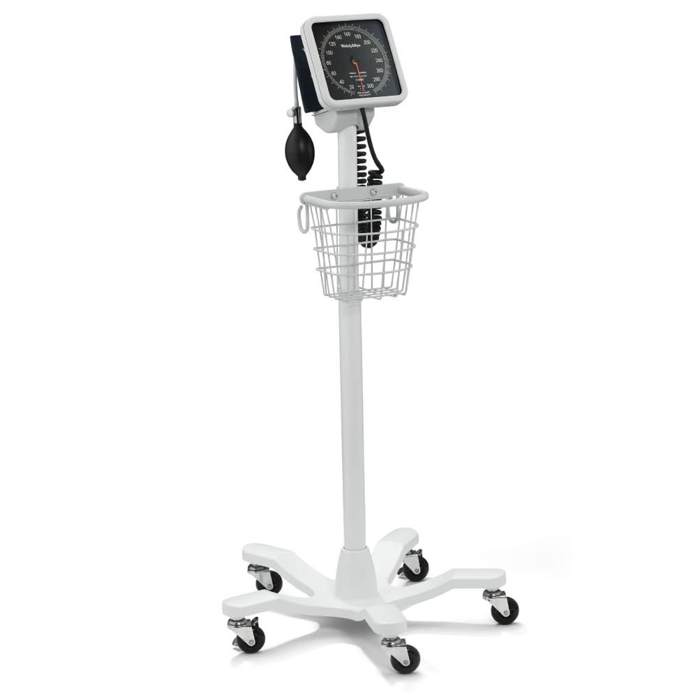 Welch Allyn 7670-03 767 Mobile Aneroid with Reusable FlexiPort Cuff, Adult