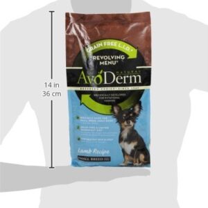 AvoDerm Advanced Sensitive Support Grain-Free for Small Breeds, Sensitivities Lamb Formula, 4lb