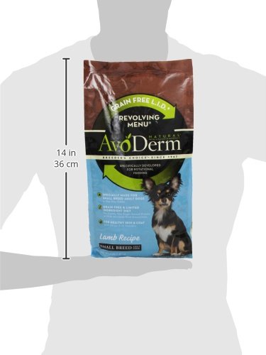 AvoDerm Advanced Sensitive Support Grain-Free for Small Breeds, Sensitivities Lamb Formula, 4lb