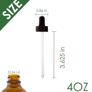 GreenHealth 22/400 Glass Dropper assembly with rubber bulb and glass pipette - Pack of 6