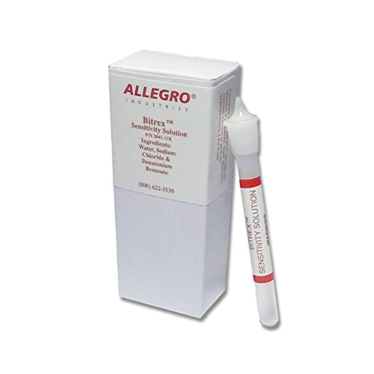 Allegro Industries 2041‐11K Bitter Sensitivity Solution, One Size (Pack of 6)