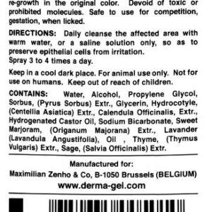 Veterinus Derma GeL® - Natural Spray 50mL - 1.7 fl.oz. (Twin-Pack of 2 x 50mL) - CAT Safe Non Toxic Contains: Freeze Dried Lavender extr. (no Essential Oil)