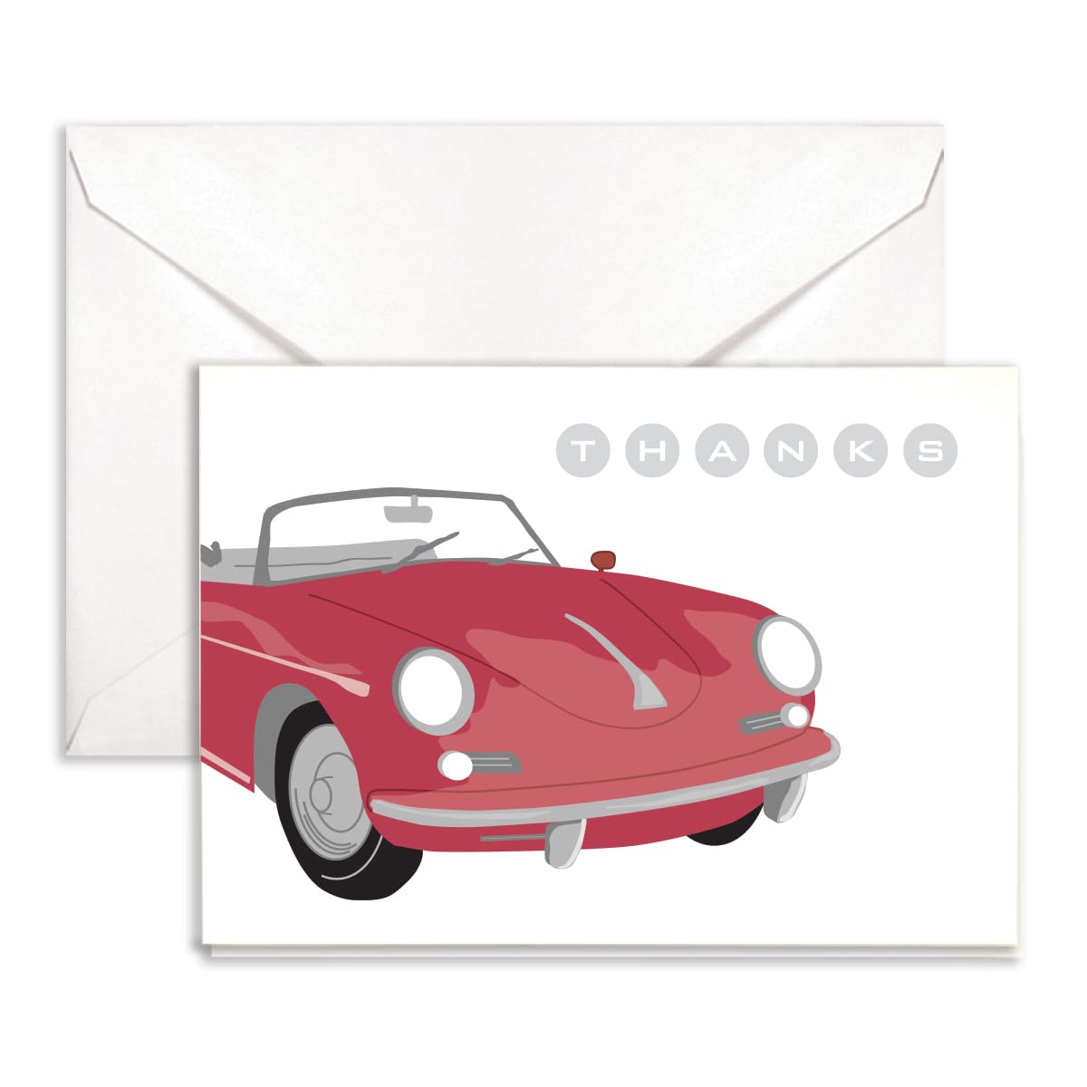 Car Thank You Cards - Pack of 24-5" x 3.5"