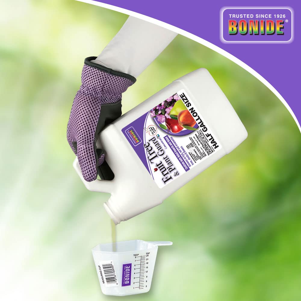 Bonide Fruit Tree & Plant Guard, 64 oz Concentrate, Multi-Purpose Fungicide, Insecticide and Miticide for Home Gardening