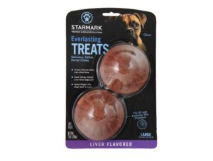 everlasting treat liver, large, 2 pack of 2 (4 treats total)