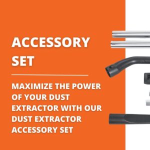 Fein Dust Extractor Accessory Set for Power Turbo Vacuums, Built for Efficiency - 31345071020