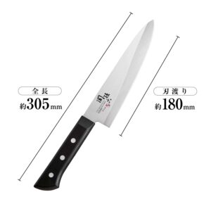 Kai KAI AE2902 Gyuto Knife Seki Magoroku Moeko 7.1 inches (180 mm), Made in Japan, Dishwasher Safe