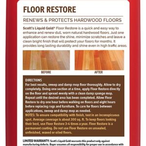 Scott's Liquid Gold Floor Restorer, Liquid, 24 oz, Mild, 24-Ounce, Model:30019