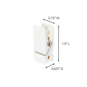 Command Spring Clips, Quartz, 8-Clips (17089Q-8ES), Great for dorm decor