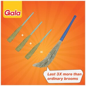 Gala No Dust Broom For Floor Cleaning, broom stick for home floor cleaning, Jhadu for home cleaning, Made of washable Fibers (Pack of 1)