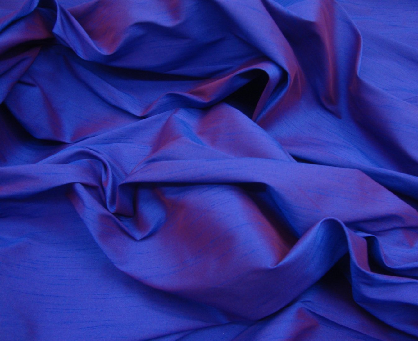 LUVFABRICS 58" Wide Purple Two Tone Shantung Dupioni Faux Silk Fabric Per Yard