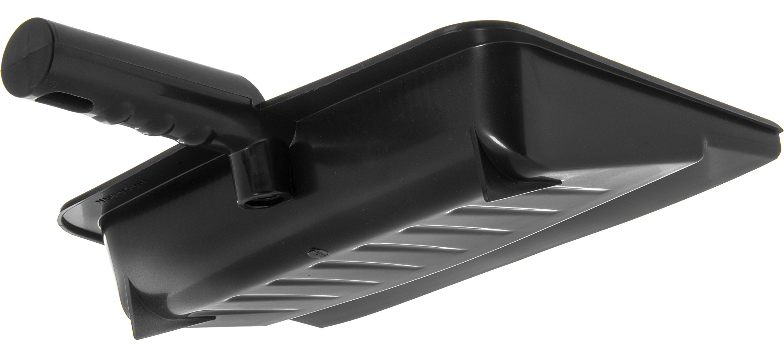 Carlisle FoodService Products 36143703 Flexible Plastic Dustpan, 12" Length, 12" Width, Black