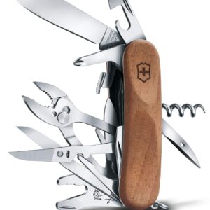 Victorinox - Victorinox EvoWood S557 - Swiss Army Pocket Knife - Walnut 85 mm - 18 Tools