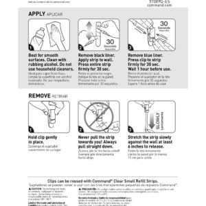 Command Spring Clips, Quartz, 8-Clips (17089Q-8ES), Great for dorm decor