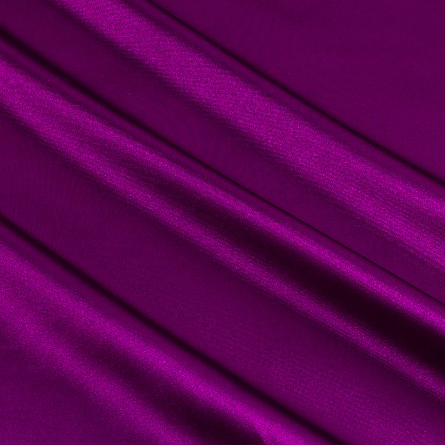 Stretch Charmeuse Satin Magenta, Fabric by the Yard