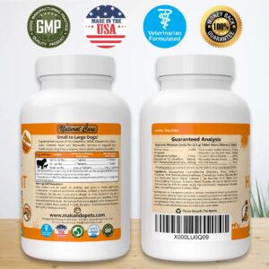 Dog Hip and Joint Supplement with Glucosamine Turmeric for Dogs, Chondroitin, MSM, Boswellia. Tablets for Mobility, Agility, Limping, Pain & Inflammation Relief for Senior Dogs