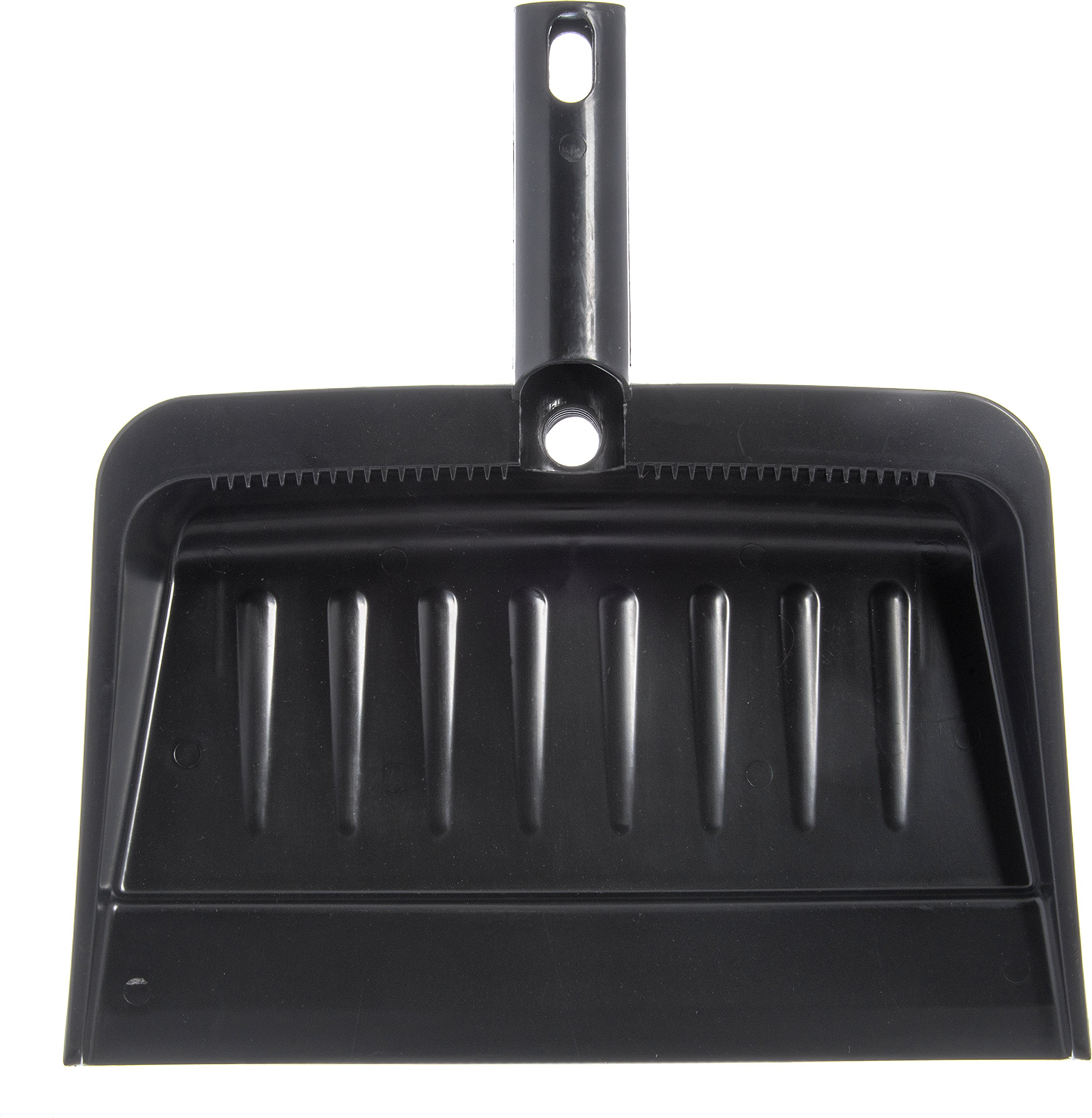 Carlisle FoodService Products 36143703 Flexible Plastic Dustpan, 12" Length, 12" Width, Black