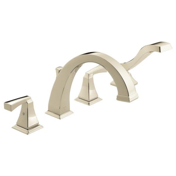 Delta Faucet T4751-PN Dryden Roman Tub with Hand Shower Trim, Polished Nickel, 7.81 x 13.94 x 9.06 inches