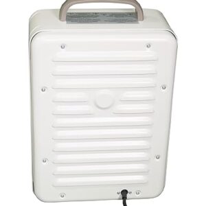 Comfort Glow EUH341 Milkhouse Style Electric Heater 5,200 Btu, White, Length: 7in, Width: 10.25in, Height: 15.5in