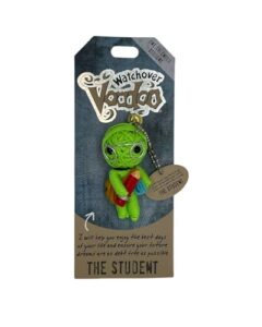 watchover voodoo 3-inch the student keychain - handcrafted gift to bring good luck and positivity everywhere you go