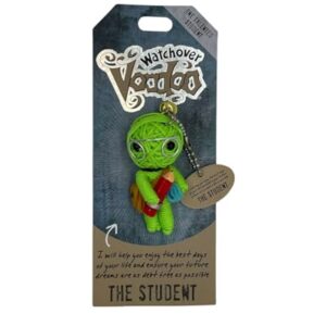 Watchover Voodoo 3-Inch The Student Keychain - Handcrafted Gift to Bring Good Luck and Positivity Everywhere You Go