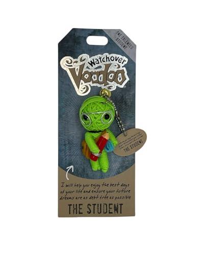 Watchover Voodoo 3-Inch The Student Keychain - Handcrafted Gift to Bring Good Luck and Positivity Everywhere You Go