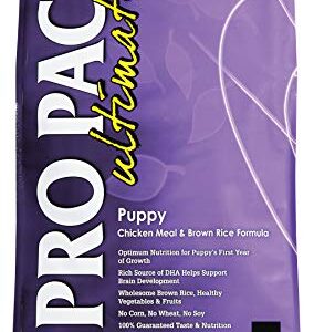 Pro Pac Ultimates Puppy Chicken Meal And Brown Rice Dry Dog Food, 28 Lb