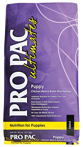 Pro Pac Ultimates Puppy Chicken Meal And Brown Rice Dry Dog Food, 28 Lb