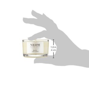 NEOM- Complete Bliss Scented Candle, Travel Size | Blush Rose, Lime & Black Pepper | Essential Oil Aromatherapy Candle | Scent to De-Stress