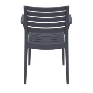 Compamia Artemis Outdoor Dining Arm Chair (Set of 2) - Dark Gray