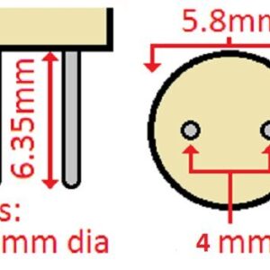 CEC Industries #7382 Bulbs, 14 V, 1.12 W, G4 Base, T-1.75 Shape (Box of 10)