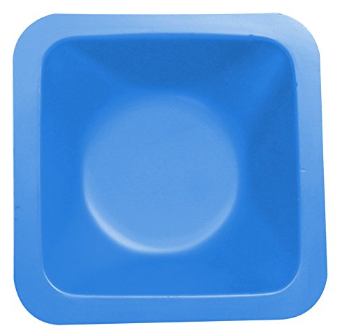 Heathrow Scientific HS120224 Weigh Boat, Anti-Static, Square, Large, Blue (Pack of 500)