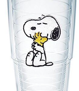 Tervis Peanuts Best Buddies Collection Snoopy Woodstock House Made in USA Double Walled Insulated Tumbler Travel Cup Keeps Drinks Cold & Hot, 24oz, Felt