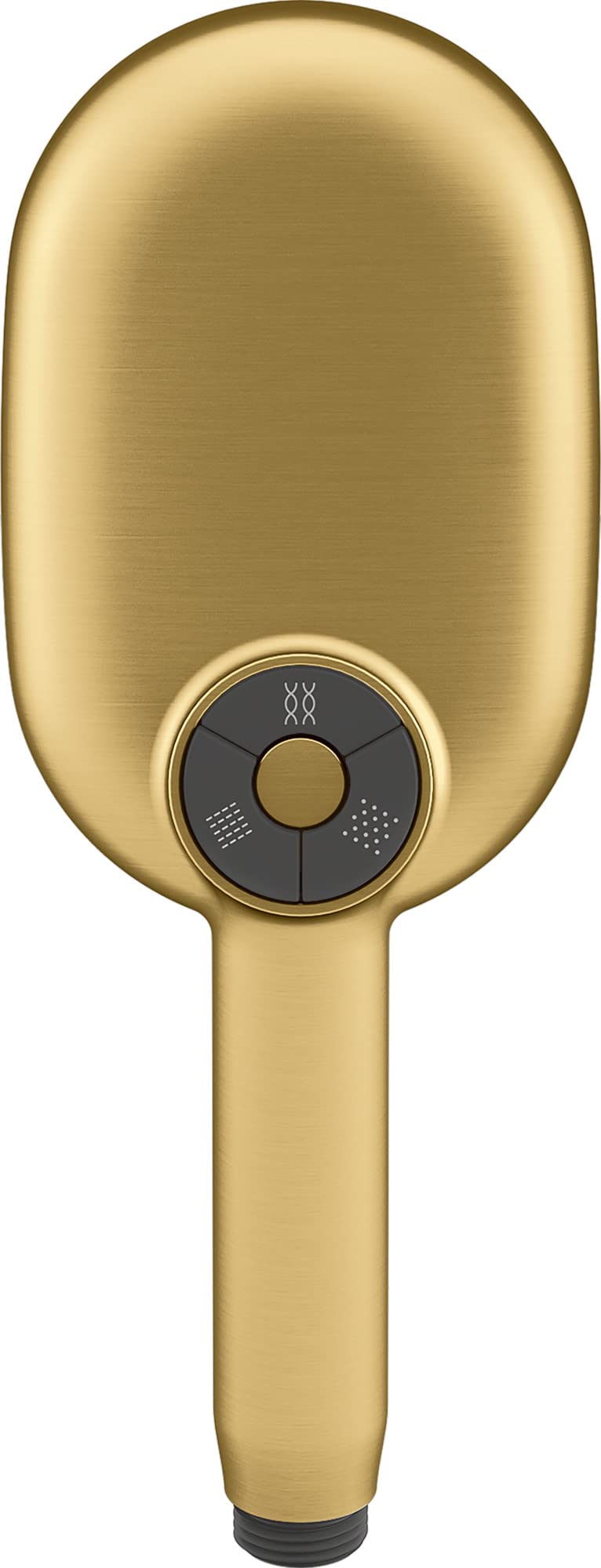 KOHLER 26284-G-2MB Statement Oblong MULTIFUNCTION HAND SHOWER, Maximum Spray Performance& 3 Spray Experiences, Vibrant Brushed Moderne Brass, 1.75 GPM