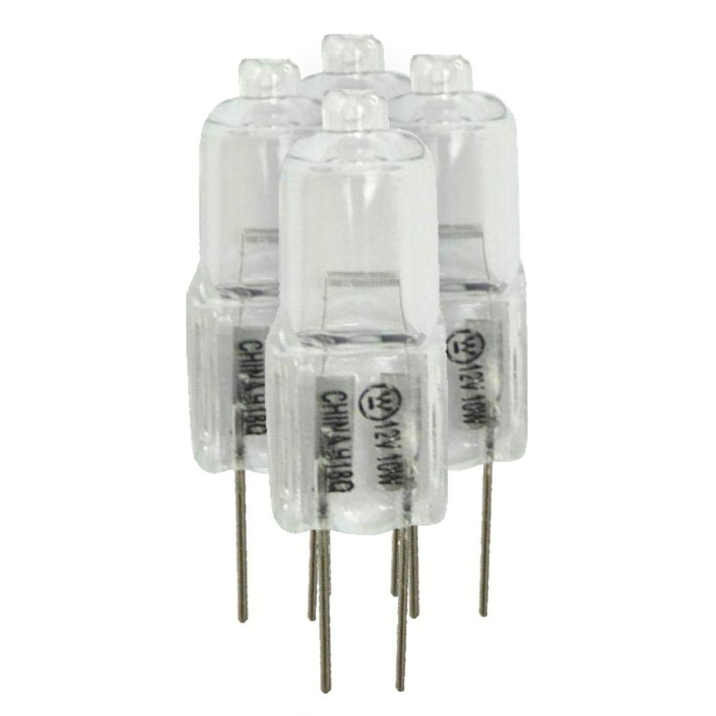 Westinghouse 06308 10T3 G4 Base 12-Volt 10-Watt Halogen Bulbs Pack of 4