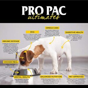 Pro Pac Ultimates Puppy Chicken Meal And Brown Rice Dry Dog Food, 28 Lb