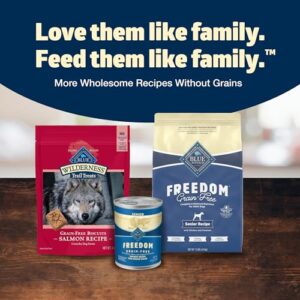 Blue Buffalo Freedom Grain-Free Senior Dry Dog Food, Provides Energy To Stay Active, Made in the USA with Natural Ingredients, Chicken & Potatoes, 11-lb. Bag